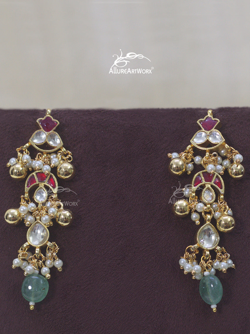 Jadau Earrings